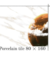 Iranian luxury porcelain tiles  80 × 160  Nanopolish  11mm